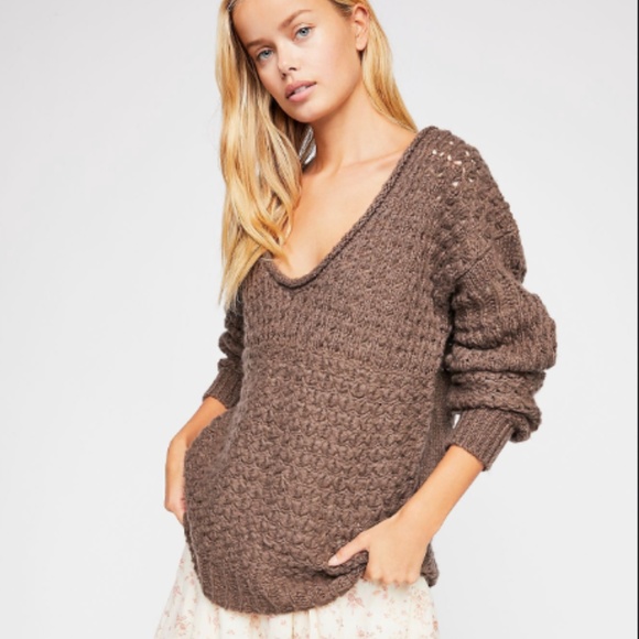 Free People Sweaters - Free People Crashing Waves Pullover Wool Sweater